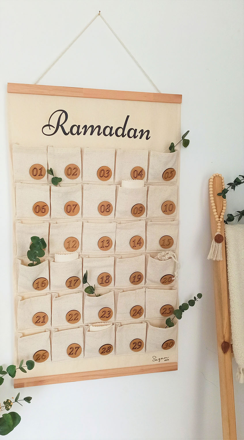 Calendrier De Ramadan Pour Enfant, Édition Ramadan, Calendrier Coton