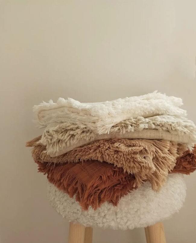 Couverture Bébé En 4 Couches De Coton Oeko-Tek