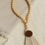 Ensemble Tapis De Prière Enfant Et  Tasbeeh 33 Perles En Bois – Image 3